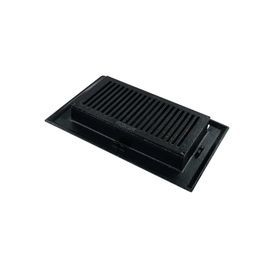 Desagüe Helvex Negro con Rejilla Rectangular 503 mm y Campana con Sello Hidráulico