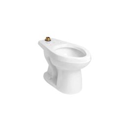 Inodoro NAO Blanco Institucional Elongado 3.5-6L sin Asiento con Spud