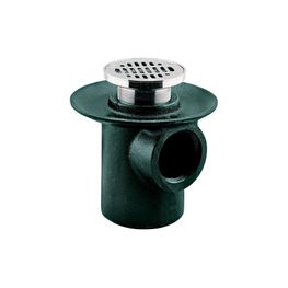 Desagüe Helvex Cromo con Rejilla Redonda 99 mm Sifón 1 Boca con Sello Hidráulico