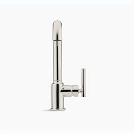 Mezcladora Cocina Monomando Purist Nickel Cuello L Pull Out