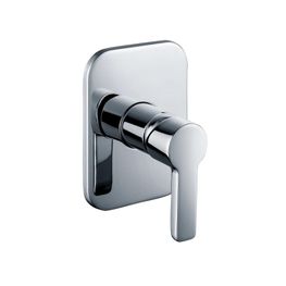 Mezcladora Ducha Trento Cromo Monomando Empotrada Sin Diverter