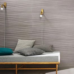 Materika Wave 3D Off White Mate 40x120