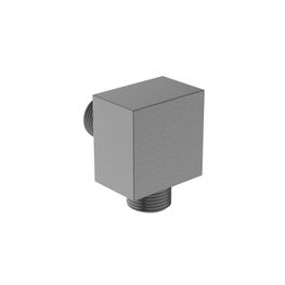 Codo de Ducha a Pared Kubika Gun Grey PVD