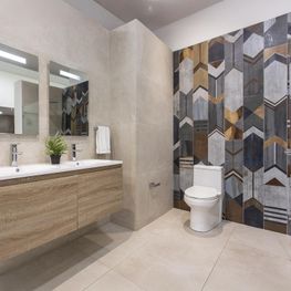 Inodoro Thames Blanco One Piece Elongado Cierre Lento Doble Push 4-6L