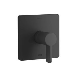 Mezcladora Monomando Ducha Empotrada Parallel Negro sin Diverter