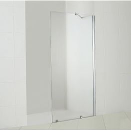 Mampara Fija Style 100x198 cm Vidrio Templado 8mm Acero Inox