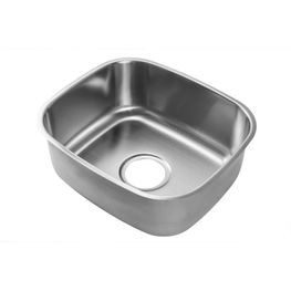 Lavatrastos Bronx Copero Submontar 43x37x17cm Incluye Sifón y Contracanasta