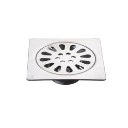 Desagüe Home II Satin Inox con Rejilla Cuadrada