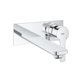Mezcladora Monomando Lavamanos a Pared Lineare Cromo sin Desagüe