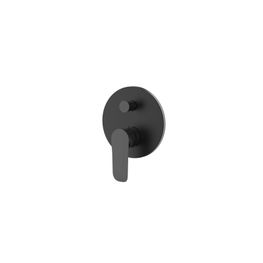 Mezcladora Ducha Urban Negro Mate Monomando Empotrada Con Diverter