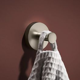 Gancho Baño Elate Níquel Cepillado