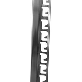 Perfil Aluminio Projolly Square Cromo 12.5 mm 2.7 m.l.