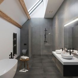 Petra Grafito Gris Oscuro Mate 60x120