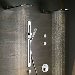 Cabeza Ducha Anello Cromo Pared