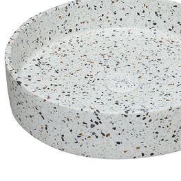 Lavamanos Nápoles Terracota Blanco Azul Bowl Redondo 425 mm