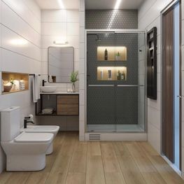 Inodoro Argos Blanco One Piece Cuadrado 4-6L