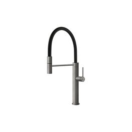 Mezcladora Gessi 316 Inox para Lavatrasos Semipro Giratorio con Chorro Flexible