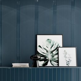 Match Curved Midnight Azul Mate 6.5x25