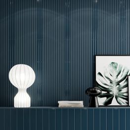 Match Curved Midnight Azul Brillante 6.5x25