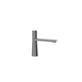 Grifo Lavabo Conic Gun Grey Monomando Caño Bajo Sin Desagüe
