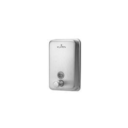 Dispensador Vertical Push Global Inox Satin Jabón Gel 1250 ml