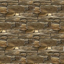 Wall Stone Marrón 20x55 Caja