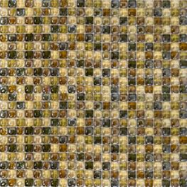 Mosaico Luster Bubble Brown 30x30 cm (2.5x2.5)