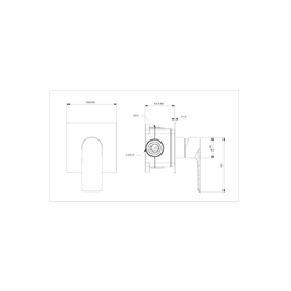 Grifo Ducha City Inox Satin Monomando Empotrado Sin Diverter