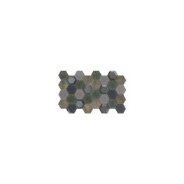 Mosaico Marlon Hexágonos Gris Oscuro 30.6x26.6 cm Caja