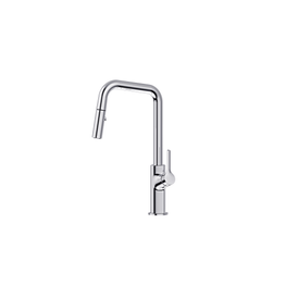 Grifo Cocina Appia Cromo Monomando Cuello en L Pull-Out