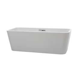 Tina Freestanding Antalya II Blanca Acrílica 170x75x56 cm