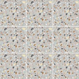 Orbit Terrazo Light Grey 60x60