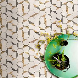 Mosaico Hexa Krait Hexagonal 26x30 cm