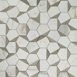 Mosaico Hexa Serpent Hexagonal 26x33 cm