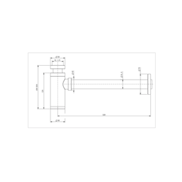Sifón City Inox Satin NX-E106