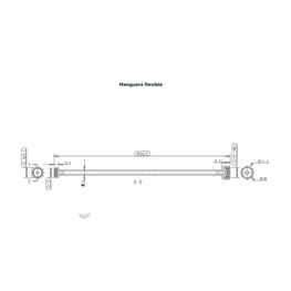 Kit de Instalación de Inodoro con Contrallave 1/2 NPT, Chapeta, Niple, Teflón, Cera, Manguera y Pernos
