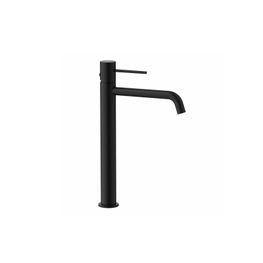 Grifería Lavabo Slim Negro Mate Caño Alto Monomando