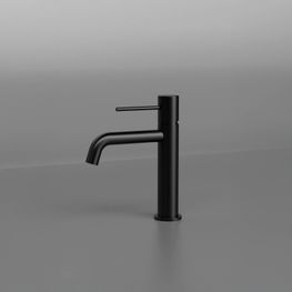 Grifería Lavabo Slim Negro Mate Caño Bajo Monomando