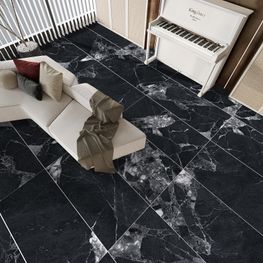 Gea Imperium Black Silk 75x150 cm